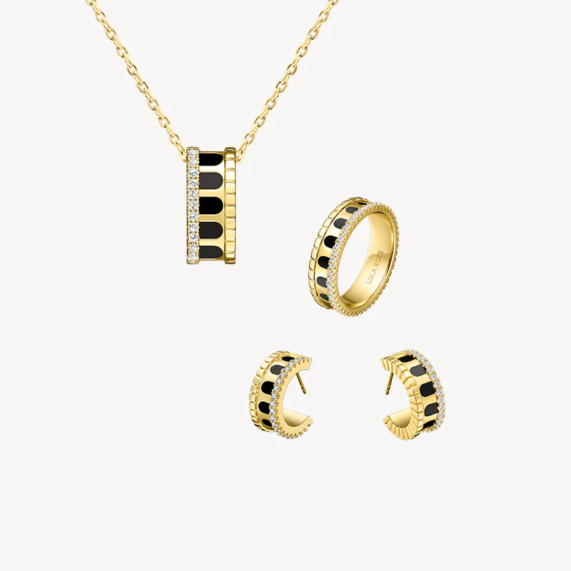 Arch Necklace & Earrings & Ring Gift Set - Image 3