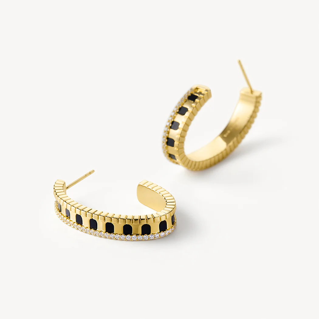 Black Onyx Earrings - Image 3