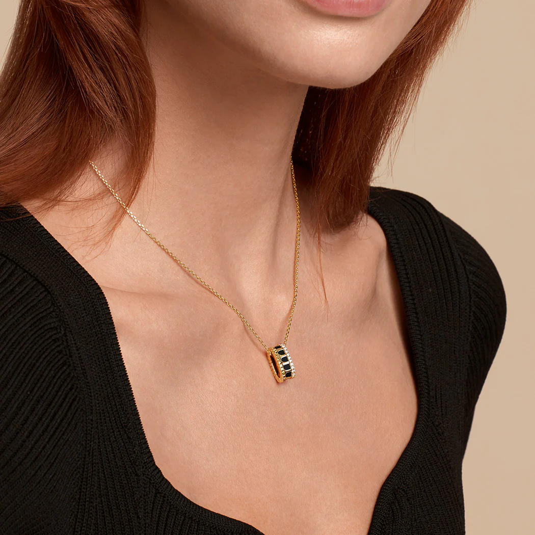 Arch Black Onyx Necklace - Image 3
