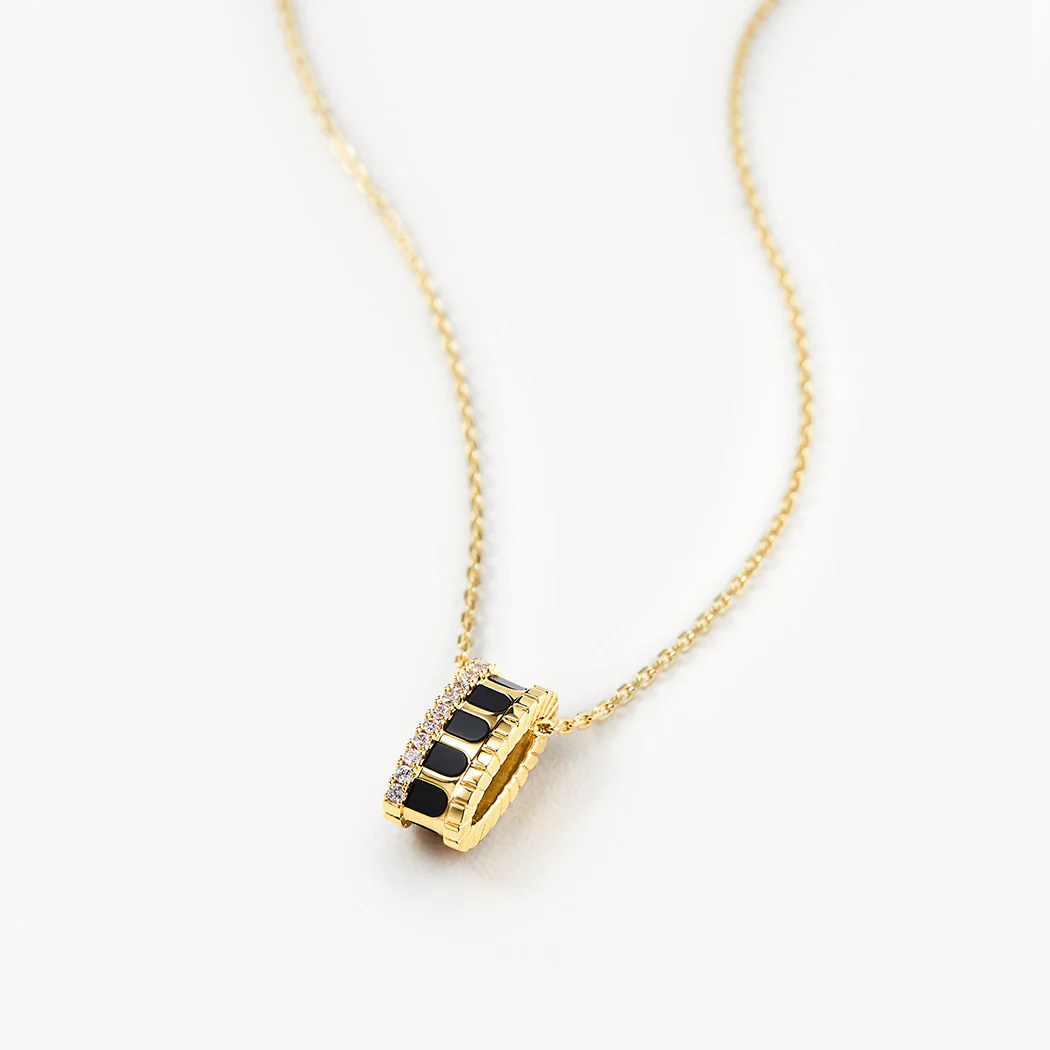 Arch Black Onyx Necklace - Image 4