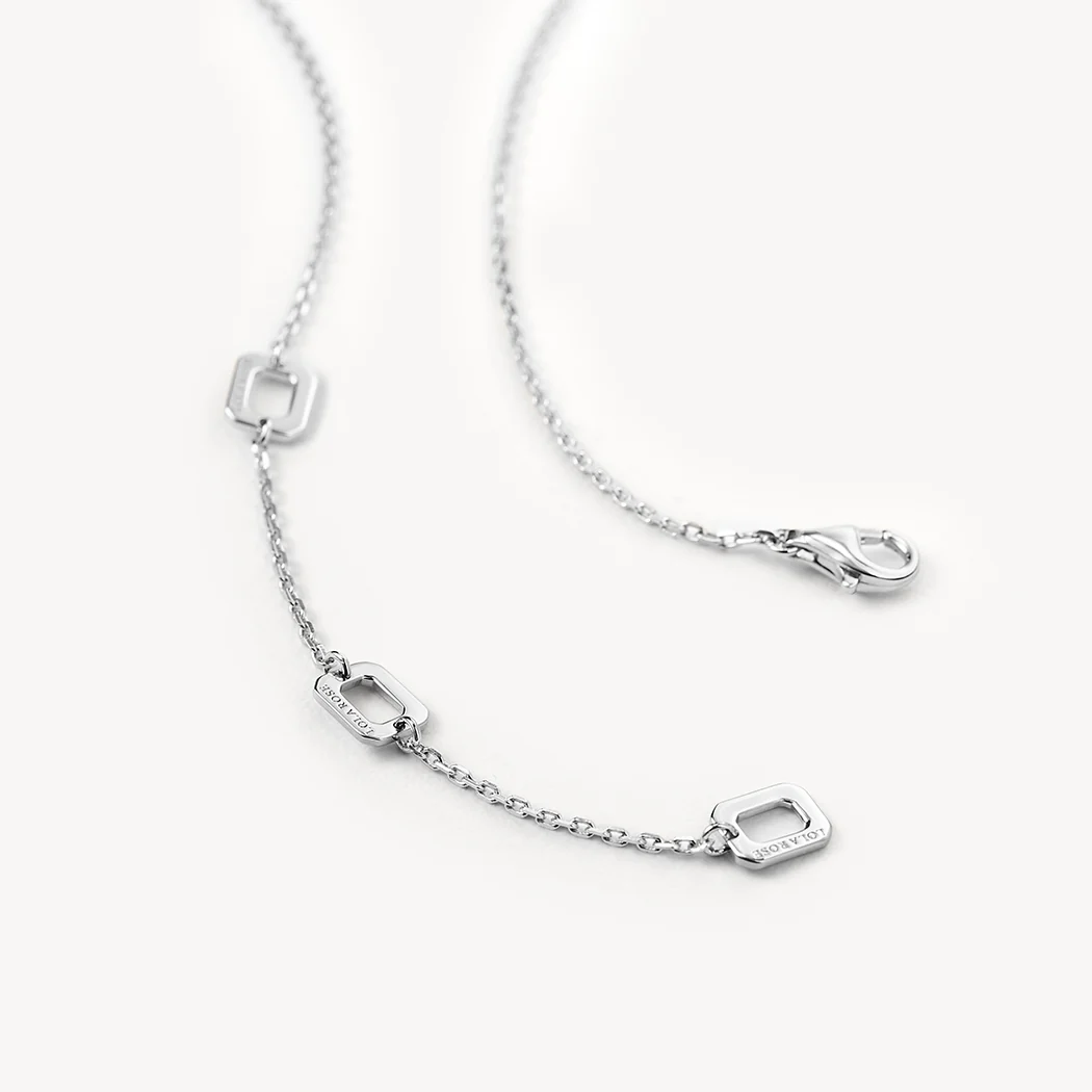 Blue Sandstone Chain Necklace - Image 4
