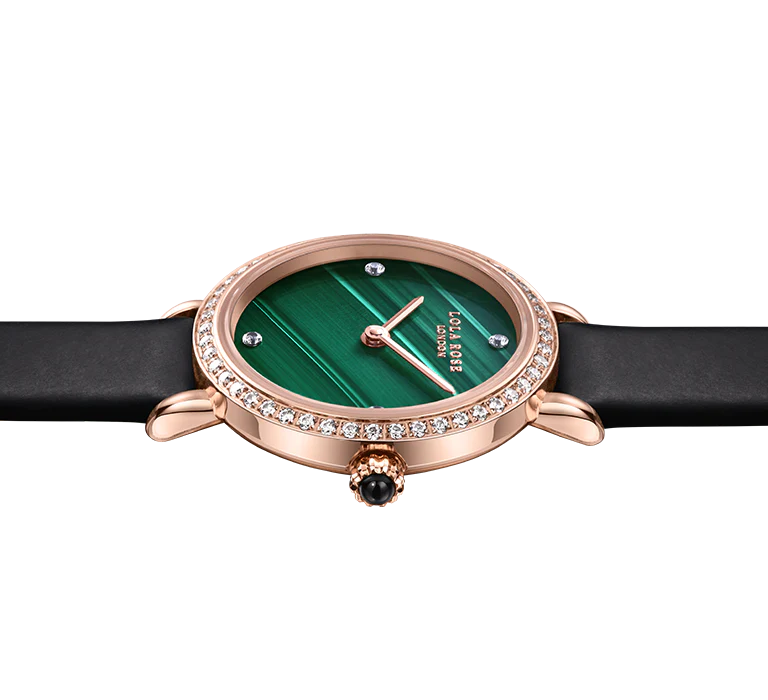 Malachite Watch With Zircon - Image 5