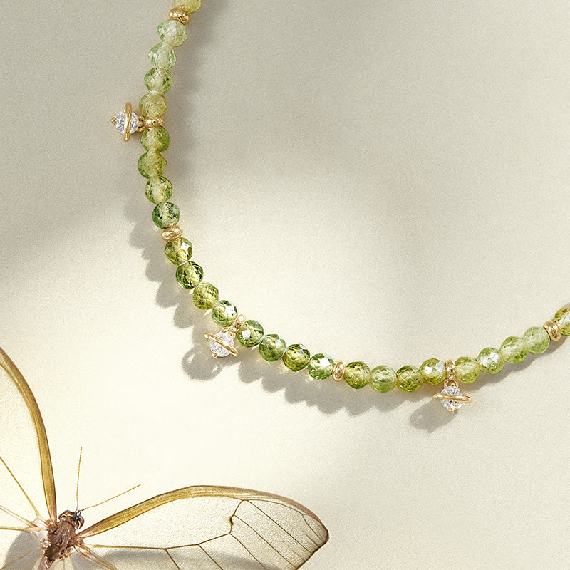New Heliocentric Green Garnet Bracelet - Image 4