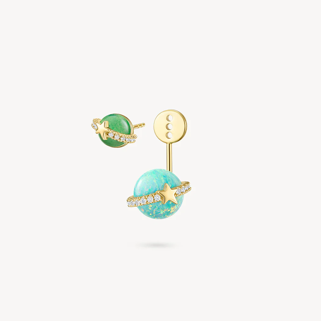 Heliocentric Opal Earrings - Image 3