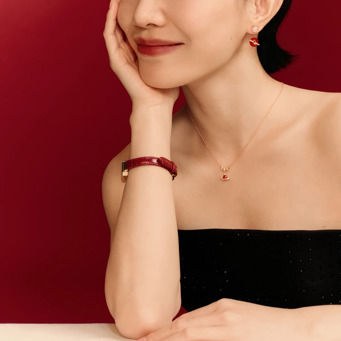 Heliocentric Red Carnelian Necklace - Image 3