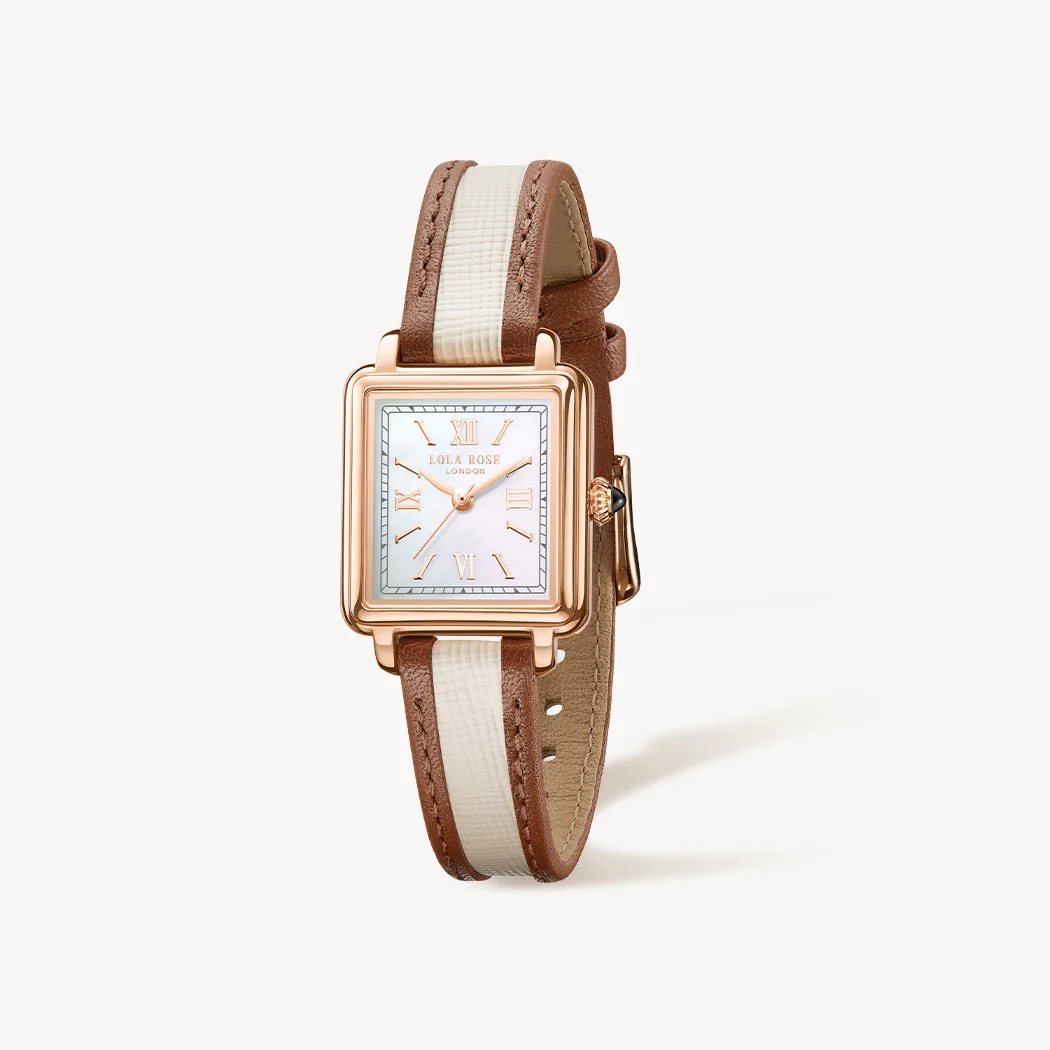 Holiday Cube Mother of Pearl Watch - Image 4