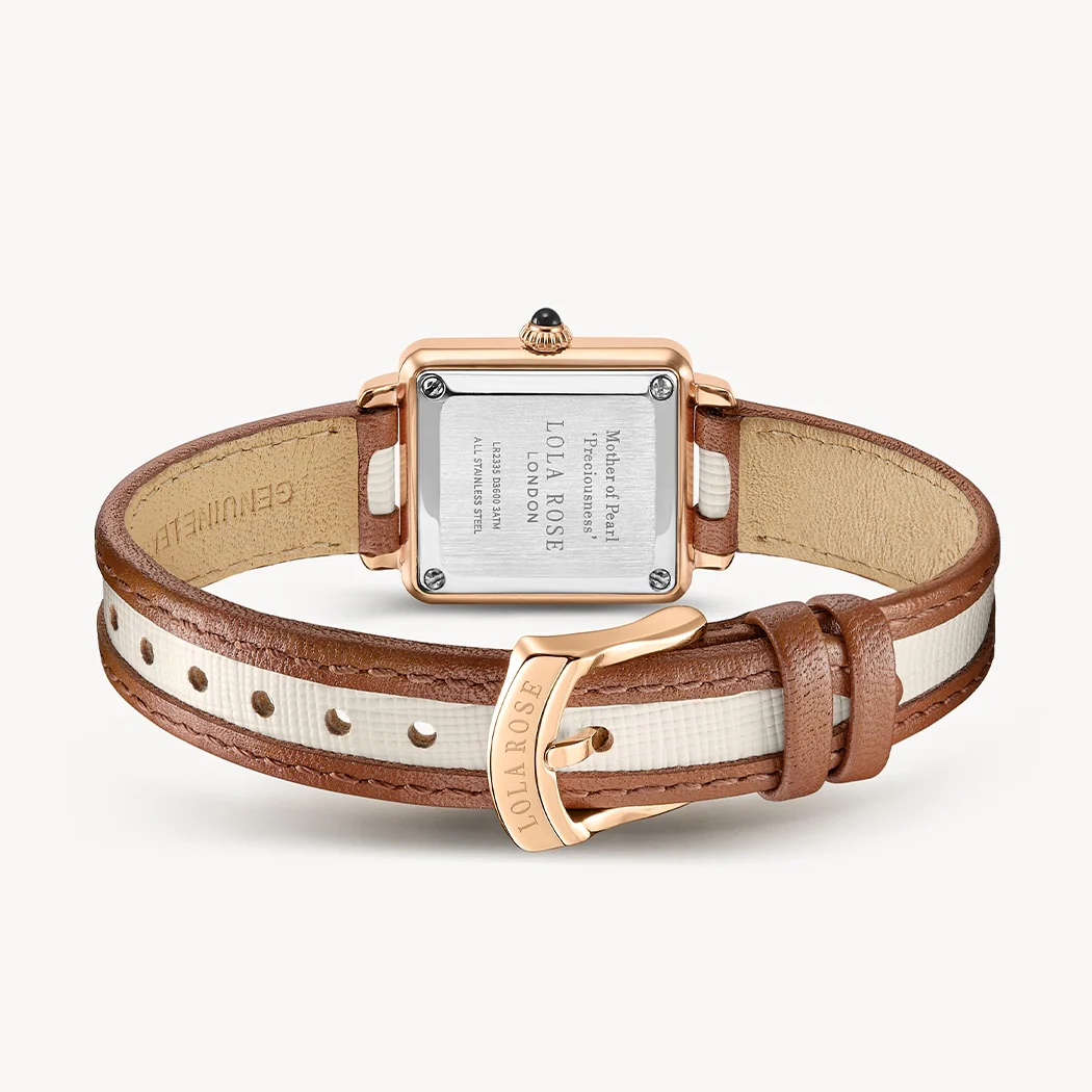 Holiday Cube Mother of Pearl Watch - Image 5