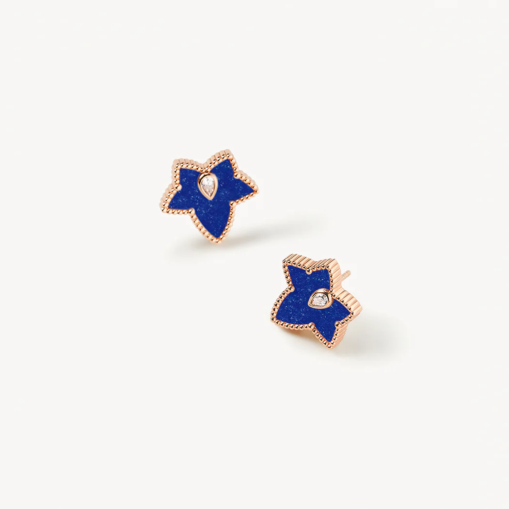 Lapis Lazuli Bead Earrings - Image 3