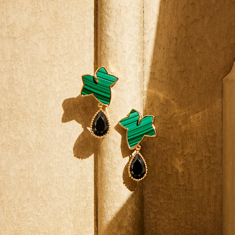 Malachite Earrings - Image 4