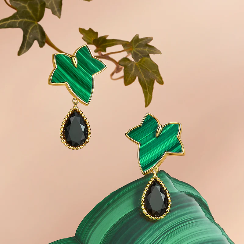 Malachite Earrings - Image 5