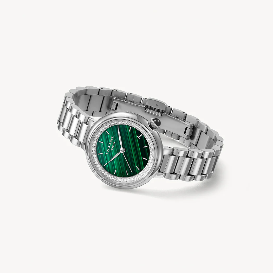 Malachite Watch With Zircon - Image 5