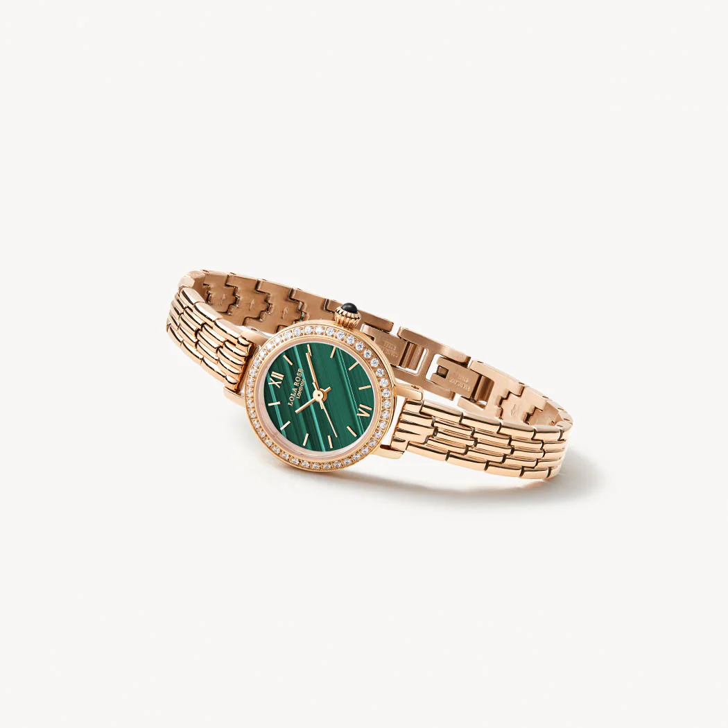 Malachite Watch With Zircon - Image 4