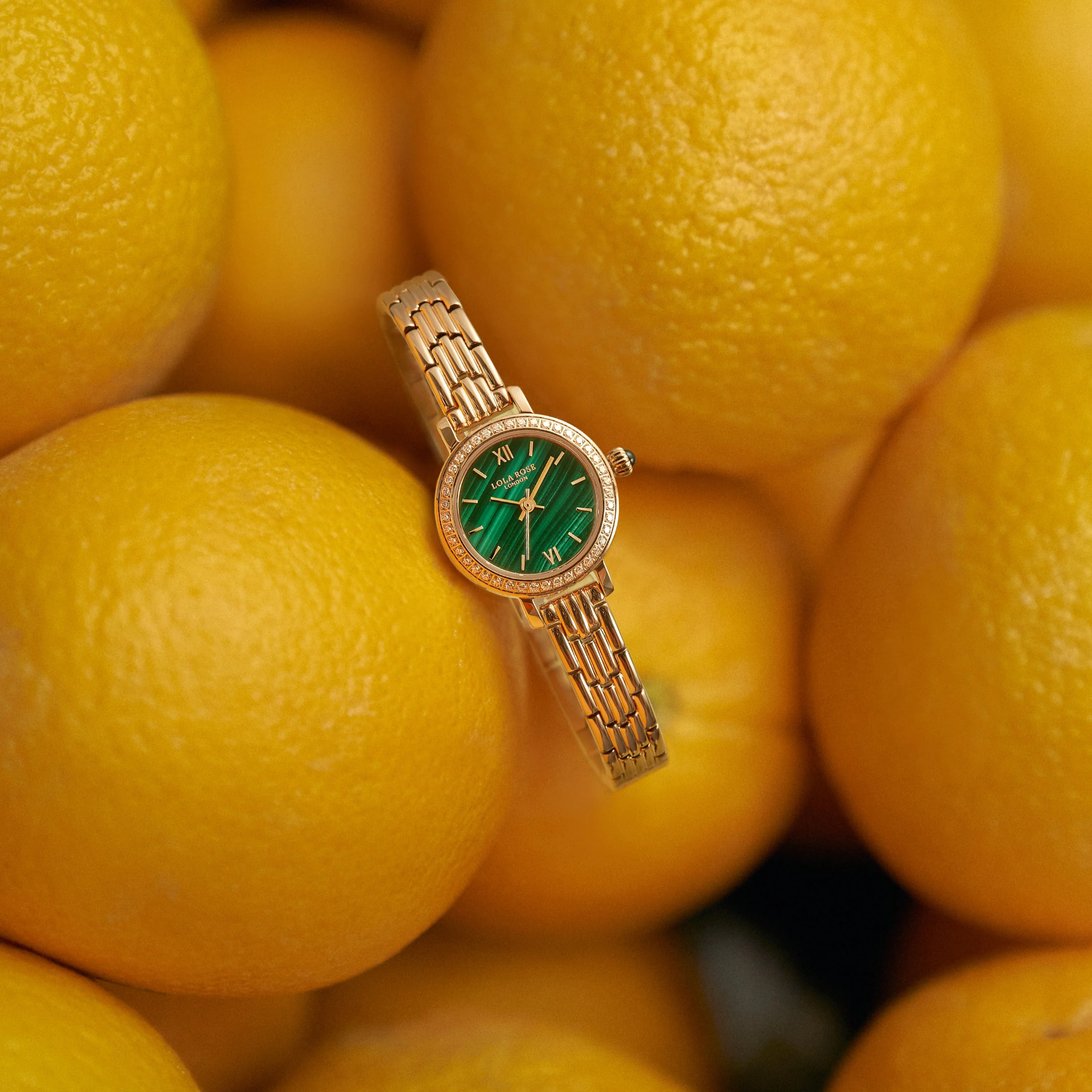 Malachite Watch With Zircon - Image 5