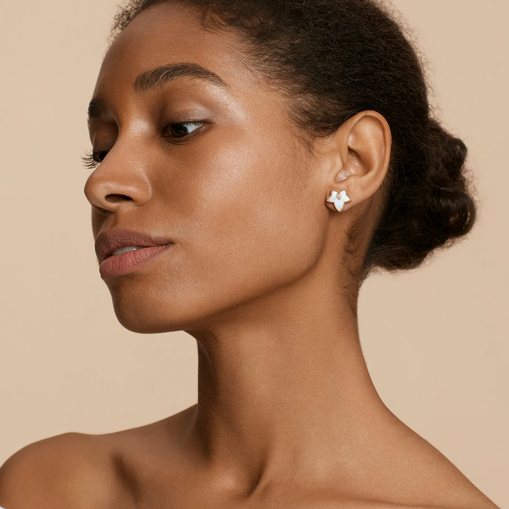 Mother of Pearl Bead Earrings - Image 3