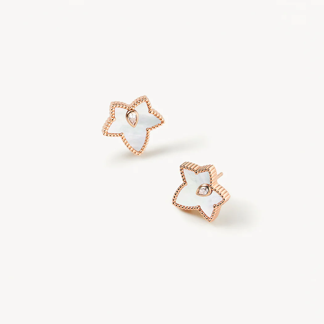 Mother of Pearl Bead Earrings - Image 4