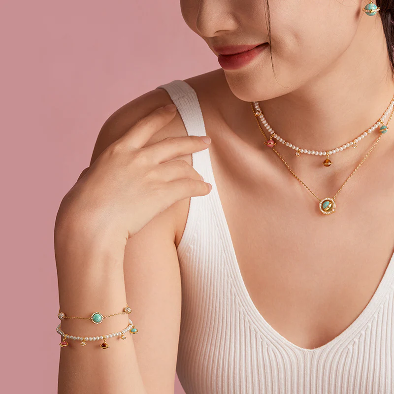 Heliocentric Freshwater Pearl Bracelet - Image 4