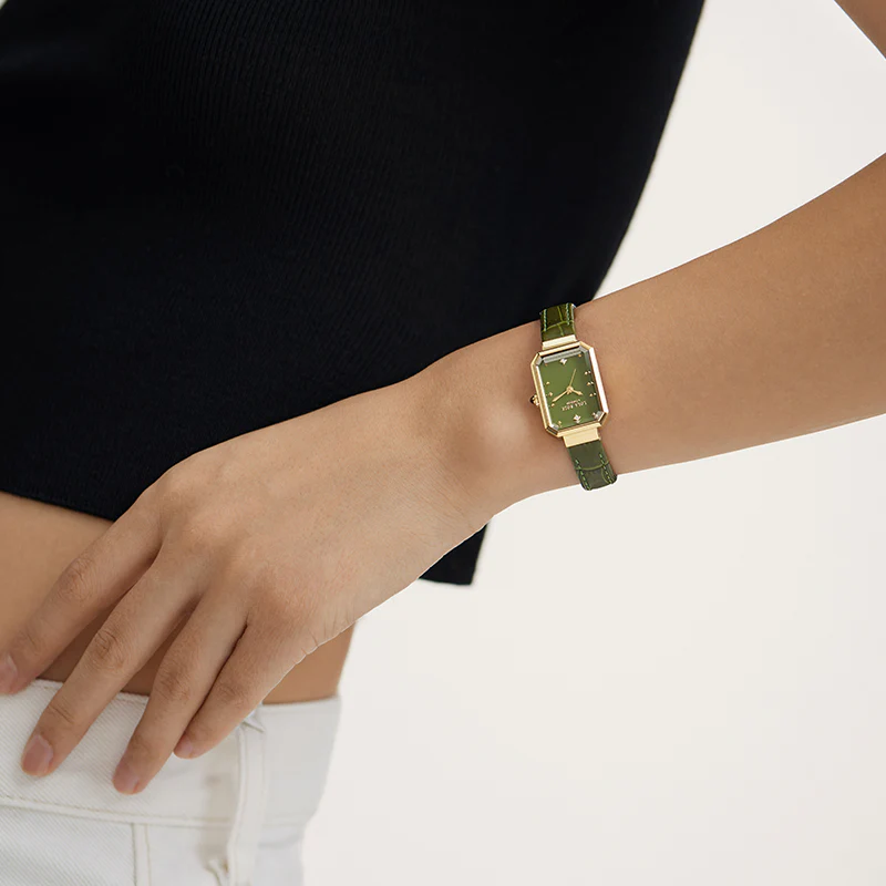 Ms. Lola Green Onyx Watch with Two Strap Set - Image 3