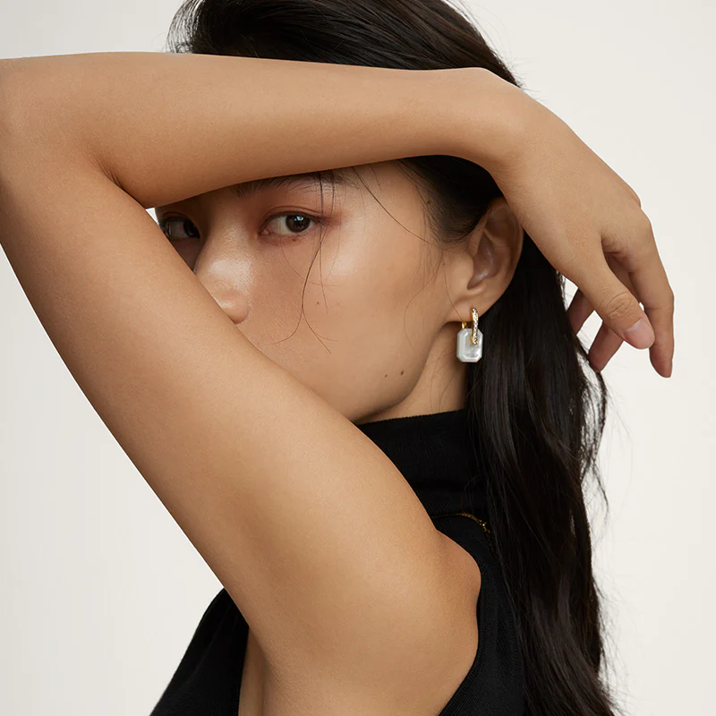 Ms. Lola Mother of Pearl Earrings - Image 3