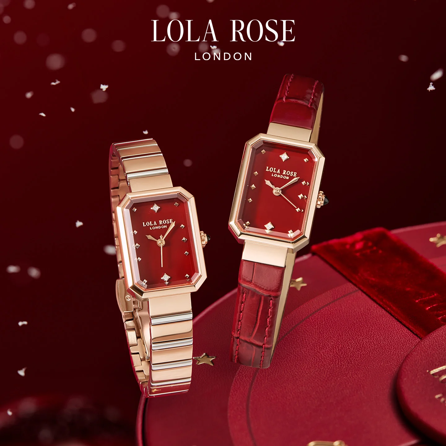 Ms. Lola Red Carnelian Watch with Two Strap Set - Image 4