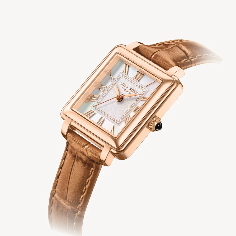 New Cube Mother of Pearl Calendar Watch - Image 5