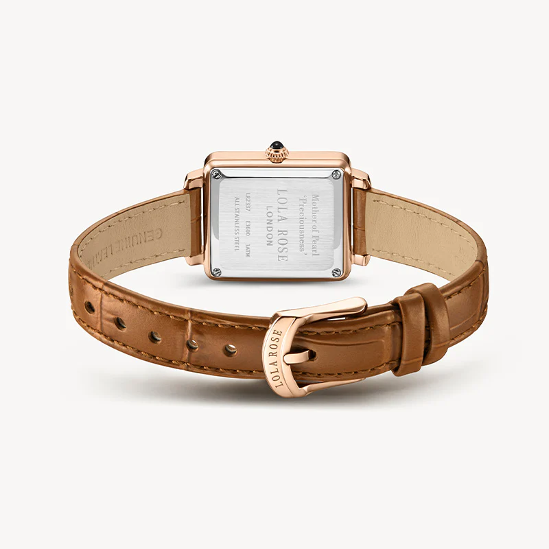 New Cube Mother of Pearl Calendar Watch - Image 6