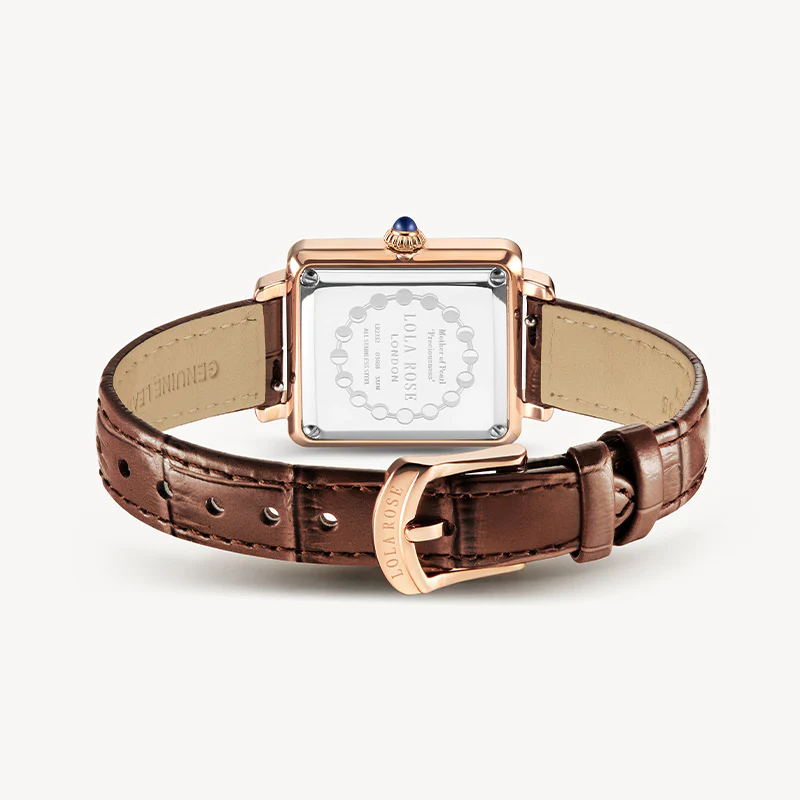 New Cube Mother of Pearl Moon Phase Watch - Image 6