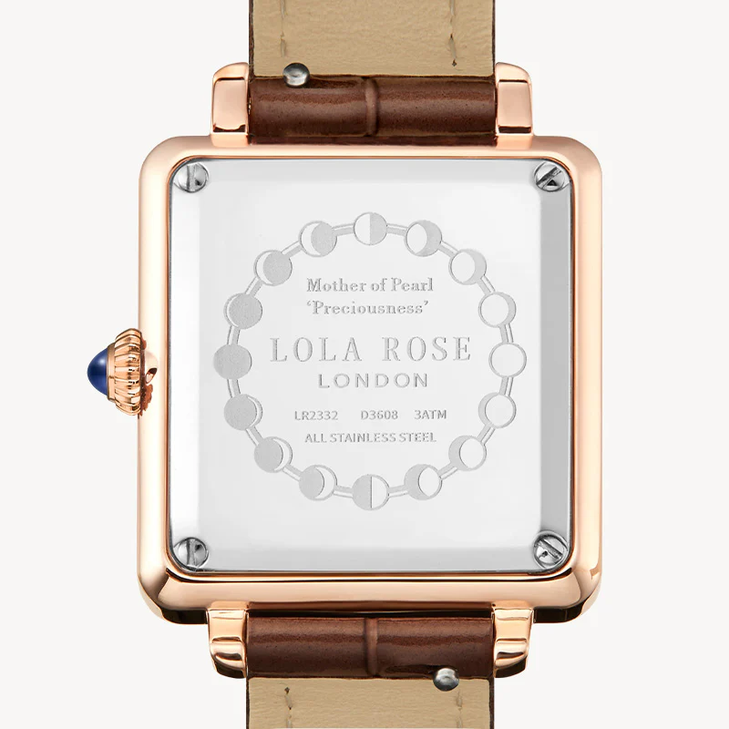 New Cube Mother of Pearl Moon Phase Watch - Image 7