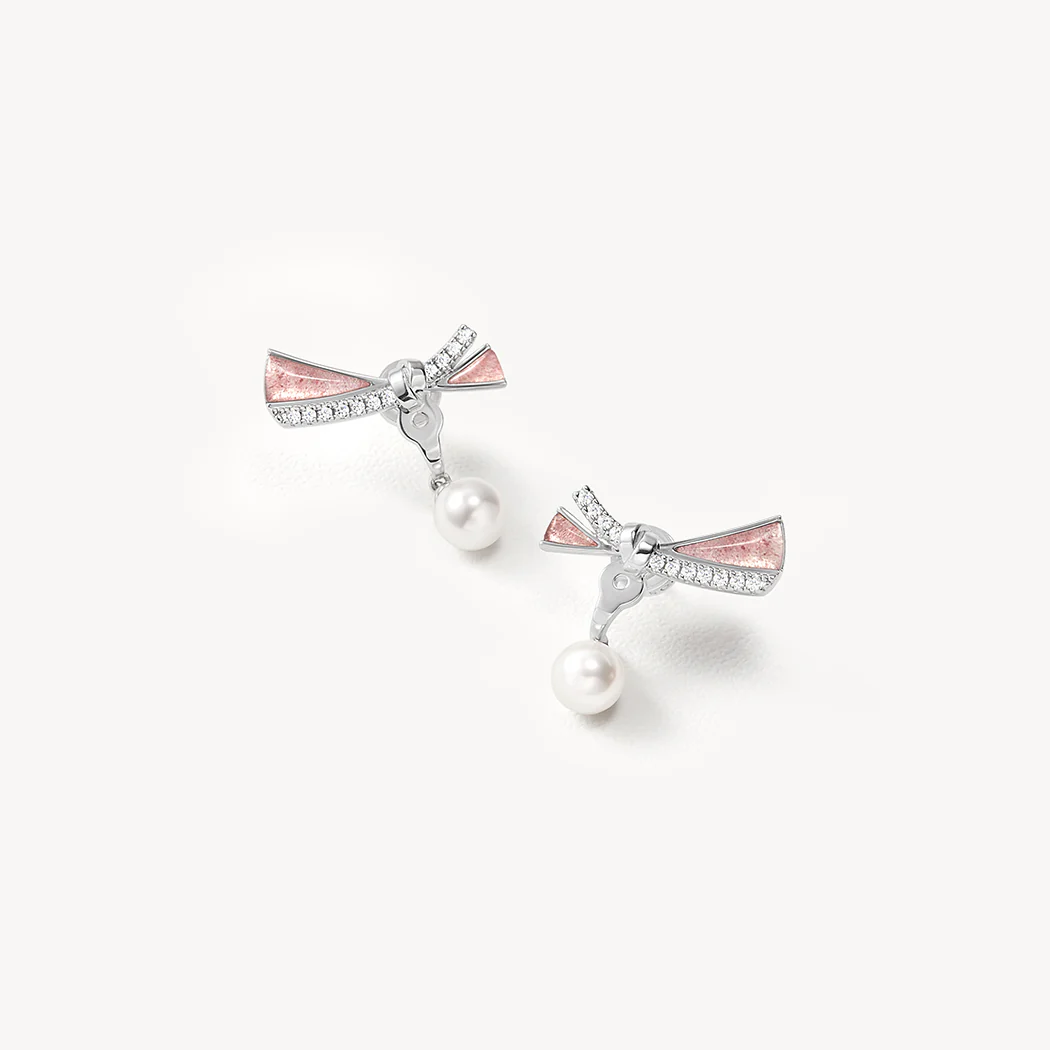 Strawberry Quartz Earrings - Image 3