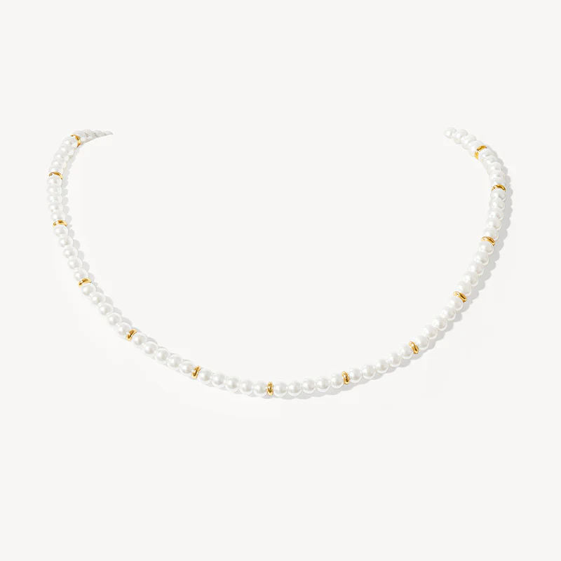 Tea-Time Artificial Pearl Necklace - Image 5